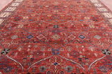 Persian Fine Serapi Hand Knotted Wool Rug - 12' 1" X 15' 2" - Golden Nile