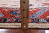 Ivory Persian Fine Serapi Handmade Wool Rug - 6' 2" X 9' 0" - Golden Nile