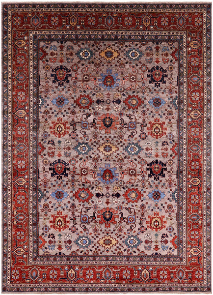 Persian Fine Serapi Hand Knotted Wool Rug - 10' 2" X 13' 10" - Golden Nile