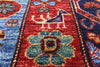 Shall Persian Gabbeh Hand Knotted Wool Rug - 5' 1" X 7' 4" - Golden Nile