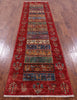 Tribal Persian Gabbeh Hand Knotted Wool Runner Rug - 2' 8" X 10' 6" - Golden Nile