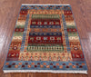 Tribal Persian Gabbeh Handmade Wool Rug - 2' 9" X 3' 11" - Golden Nile
