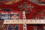 Turkmen Ersari Handmade Wool Rug - 3' 3" X 4' 11" - Golden Nile