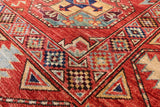 Turkmen Ersari Hand Knotted Wool Rug - 8' 1" X 9' 8" - Golden Nile