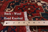 Turkmen Ersari Handmade Wool Rug - 6' 7" X 9' 10" - Golden Nile