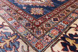 Blue Super Kazak Hand Knotted Wool Rug - 10' 1" X 13' 1" - Golden Nile