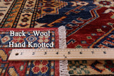 Super Kazak Hand Knotted Wool Rug - 7' 10" X 10' 6" - Golden Nile