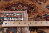Super Kazak Hand Knotted Wool Rug - 5' 1" X 6' 7" - Golden Nile
