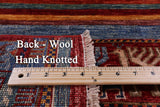 Tribal Persian Gabbeh Handmade Wool Rug - 3' 11" X 5' 11" - Golden Nile