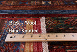 Khorjin Persian Gabbeh Handmade Wool Rug - 4' 1" X 6' 0" - Golden Nile