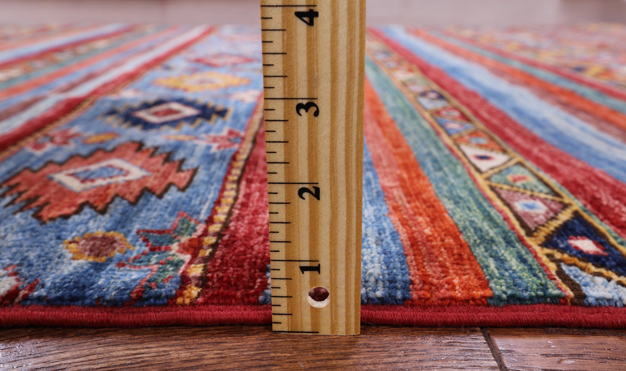 Khorjin Persian Gabbeh Hand Knotted Wool Rug - 3' 10" X 6' 0" - Golden Nile