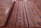 Tribal Khorjin Persian Gabbeh Handmade Wool Rug - 9' 2" X 11' 11" - Golden Nile