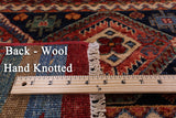 Khorjin Persian Gabbeh Handmade Wool Rug - 10' X 12' 10" - Golden Nile