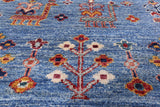 Tribal Persian Gabbeh Handmade Wool Rug - 9' 10" X 12' 10" - Golden Nile