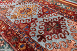 Khorjin Persian Gabbeh Hand Knotted Wool Rug - 3' 10" X 6' 1" - Golden Nile