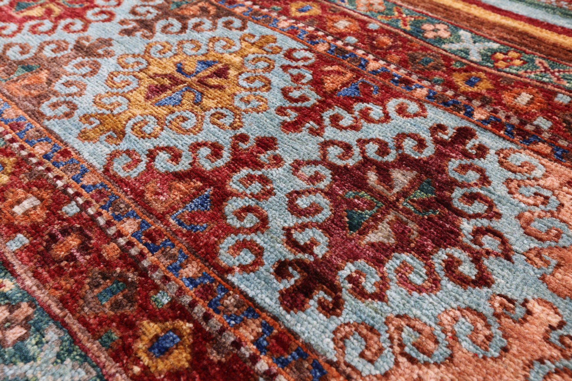 Khorjin Persian Gabbeh Hand Knotted Wool Rug - 3' 10" X 6' 1" - Golden Nile