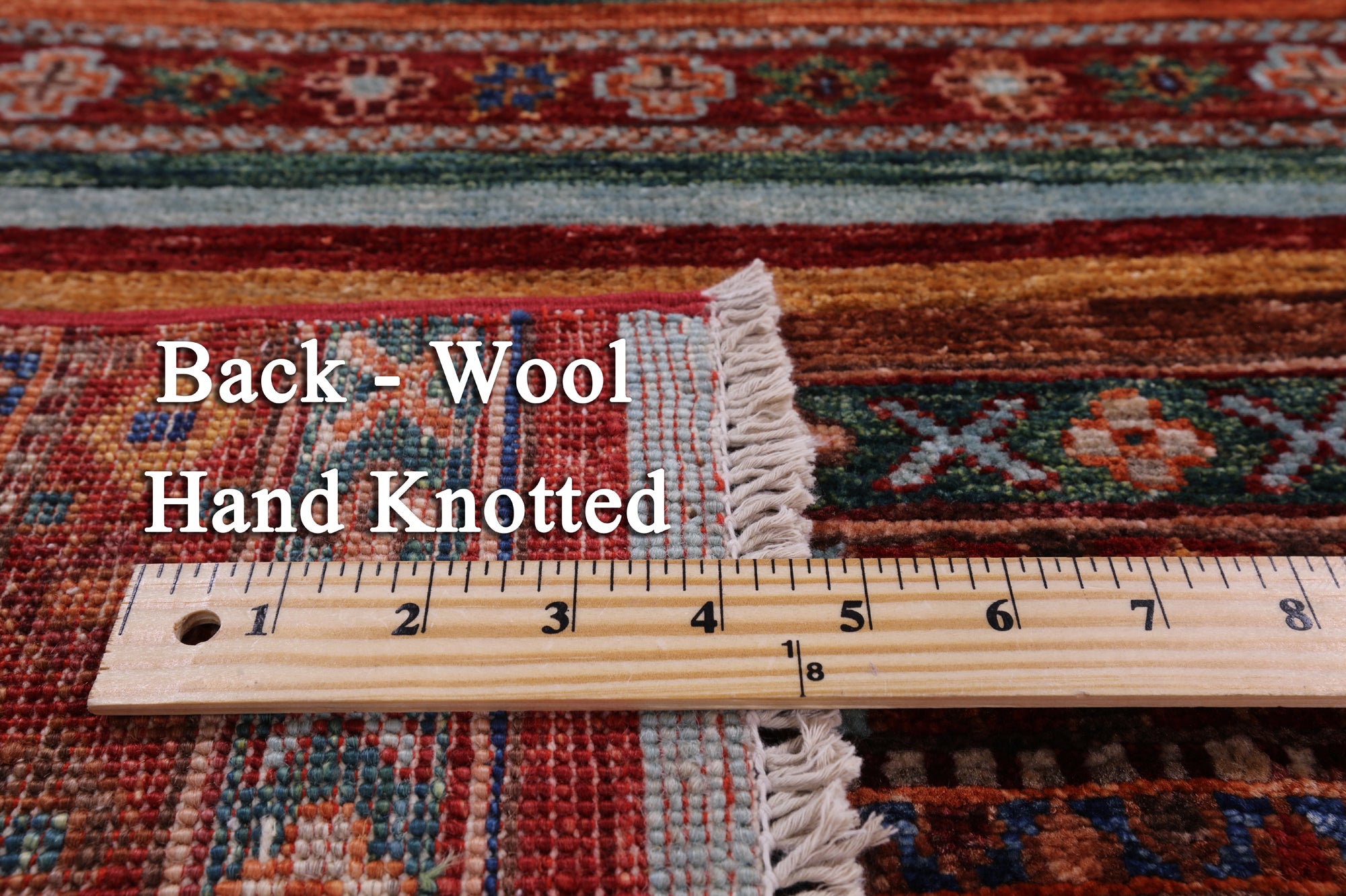 Khorjin Persian Gabbeh Hand Knotted Wool Rug - 3' 10" X 6' 1" - Golden Nile