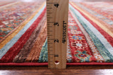 Khorjin Persian Gabbeh Hand Knotted Wool Rug - 3' 10" X 6' 1" - Golden Nile