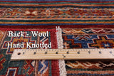 Khorjin Persian Gabbeh Handmade Wool Rug - 4' 0" X 5' 11" - Golden Nile