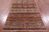 Khorjin Persian Gabbeh Hand Knotted Wool Rug - 4' 0" X 6' 3" - Golden Nile
