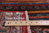 Khorjin Persian Gabbeh Hand Knotted Wool Runner Rug - 2' X 5' 9" - Golden Nile