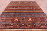 Khorjin Persian Gabbeh Handmade Wool Rug - 8' 3" X 10' 0" - Golden Nile