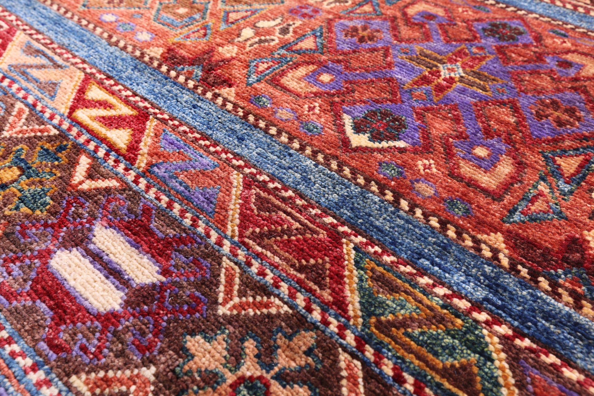 Khorjin Persian Gabbeh Handmade Wool Rug - 8' 3" X 10' 0" - Golden Nile