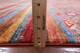 Khorjin Persian Gabbeh Handmade Wool Rug - 8' 3" X 10' 0" - Golden Nile