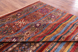 Khorjin Persian Gabbeh Handmade Wool Rug - 8' 3" X 10' 0" - Golden Nile