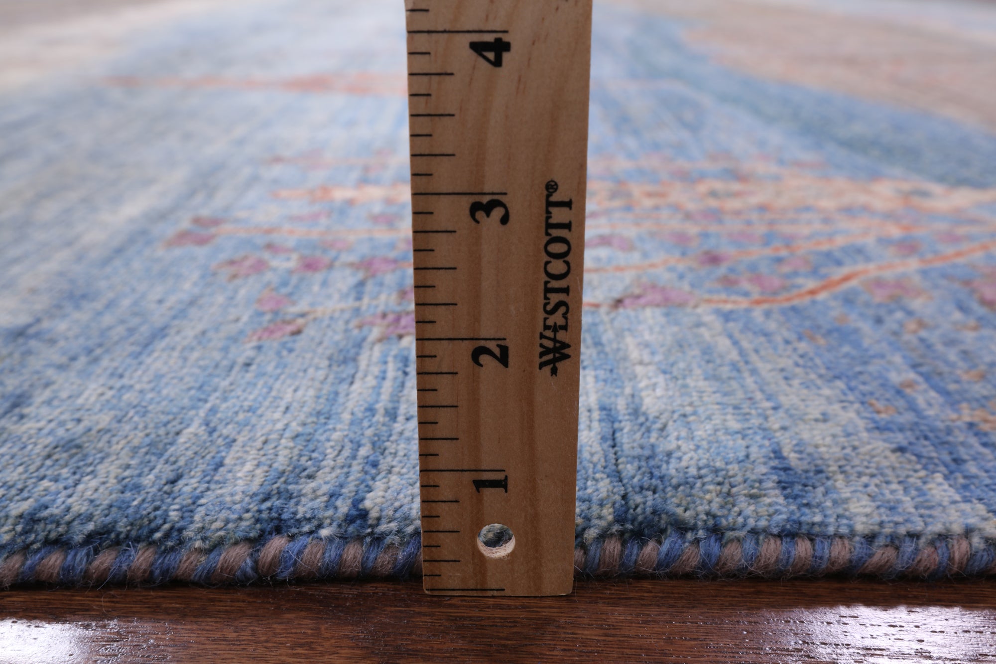 Tribal Persian Gabbeh Hand Knotted Wool Rug - 8' 1" X 9' 7" - Golden Nile