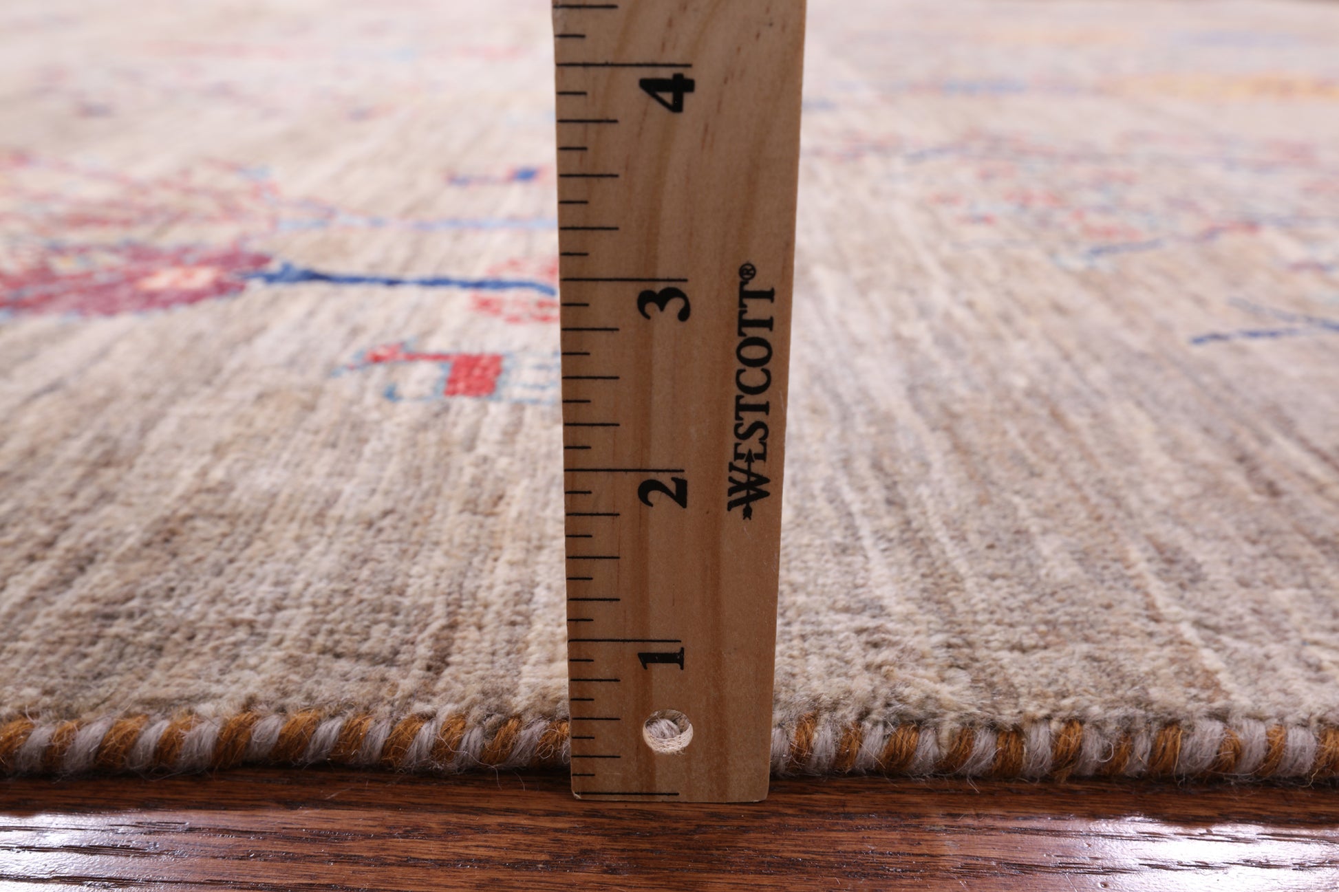 Tribal Persian Gabbeh Hand Knotted Wool Rug - 6' 7" X 9' 8" - Golden Nile