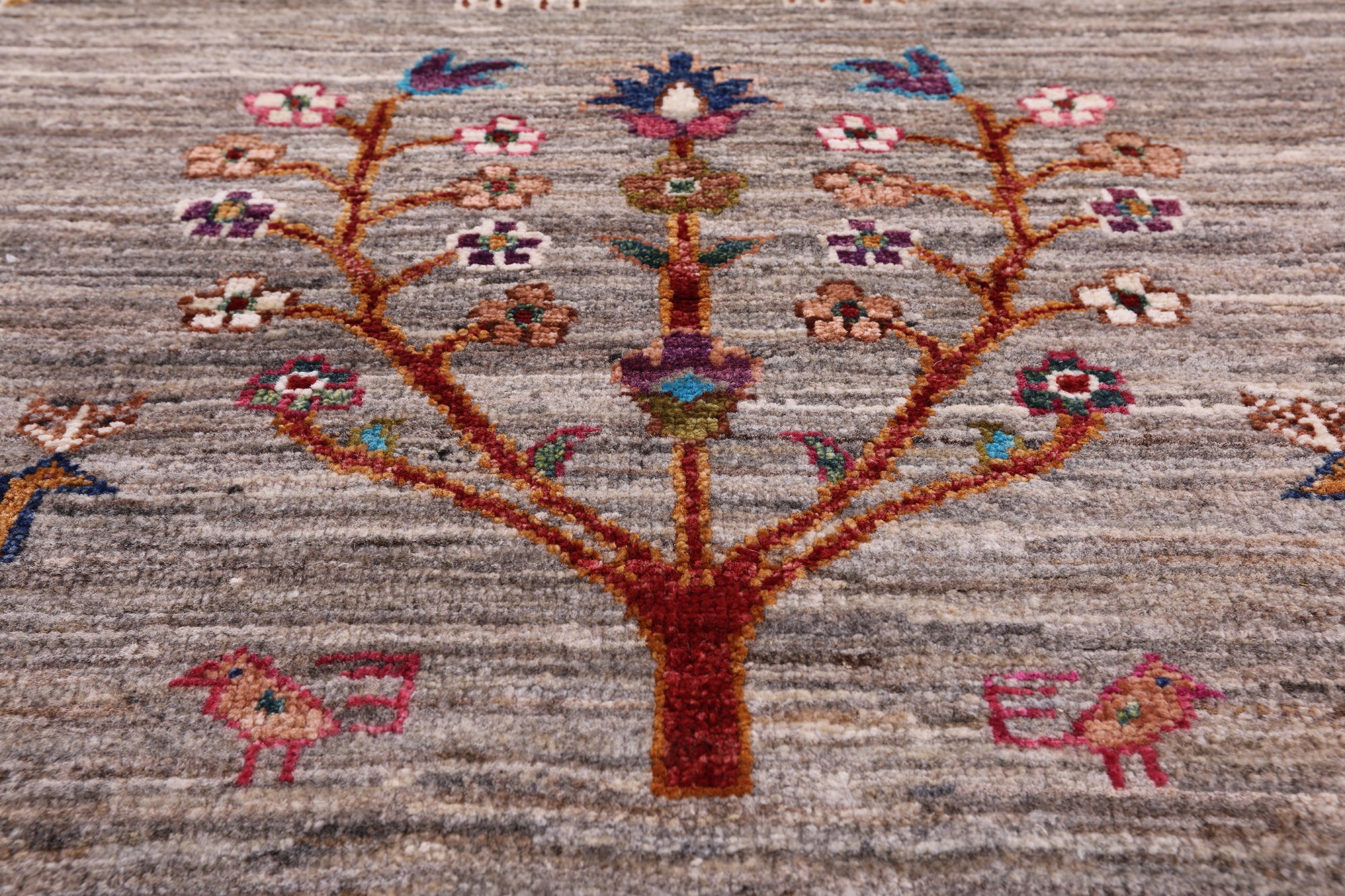 Tribal Persian Gabbeh Handmade Wool Rug - 5' 9" X 8' 1" - Golden Nile