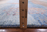 Tribal Persian Gabbeh Handmade Wool Rug - 8' 0" X 9' 9" - Golden Nile