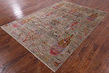 Tribal Persian Gabbeh Hand Knotted Wool Rug - 5' 9" X 8' 2" - Golden Nile