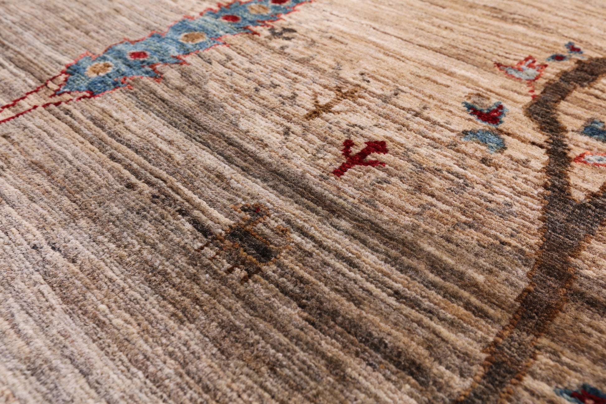 Tribal Persian Gabbeh Handmade Wool Rug - 5' 11" X 8' 5" - Golden Nile