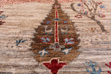Tribal Persian Gabbeh Handmade Wool Rug - 5' 11" X 8' 5" - Golden Nile