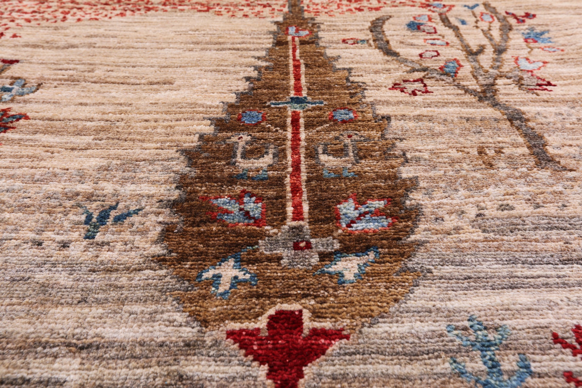 Tribal Persian Gabbeh Handmade Wool Rug - 5' 11" X 8' 5" - Golden Nile