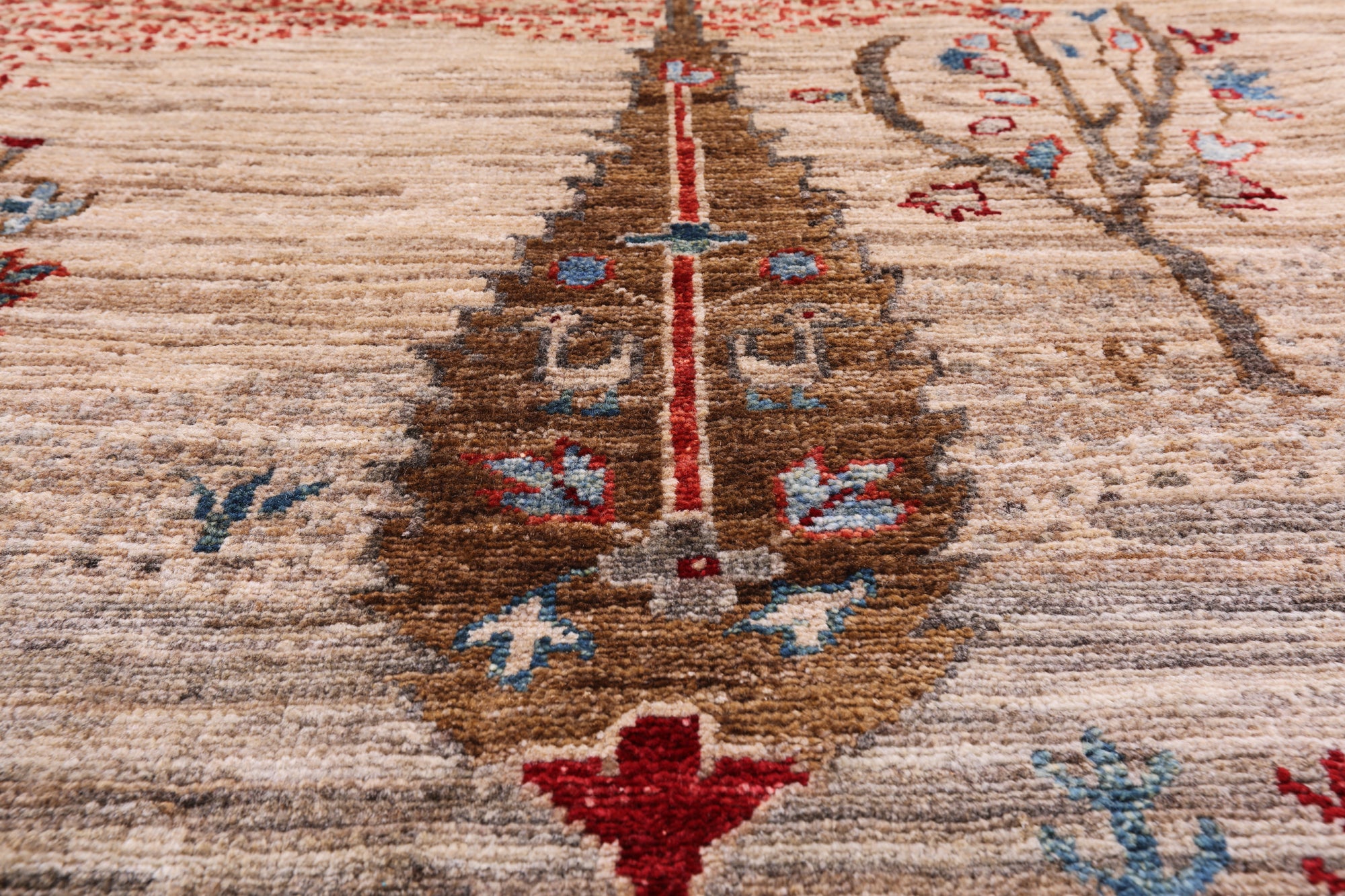 Tribal Persian Gabbeh Handmade Wool Rug - 5' 11" X 8' 5" - Golden Nile