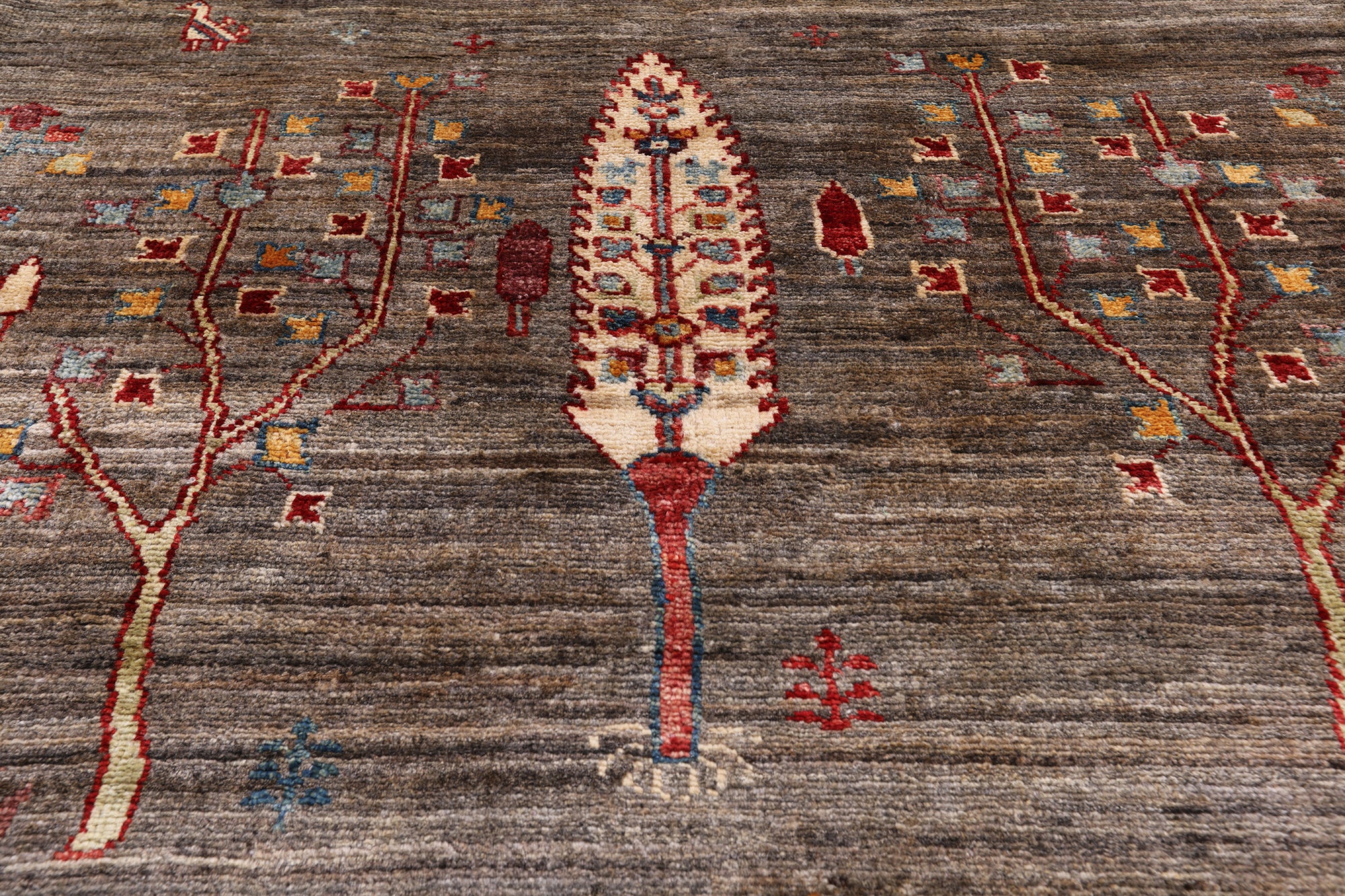 Tribal Persian Gabbeh Hand Knotted Wool Rug - 3' 10" X 6' 1" - Golden Nile