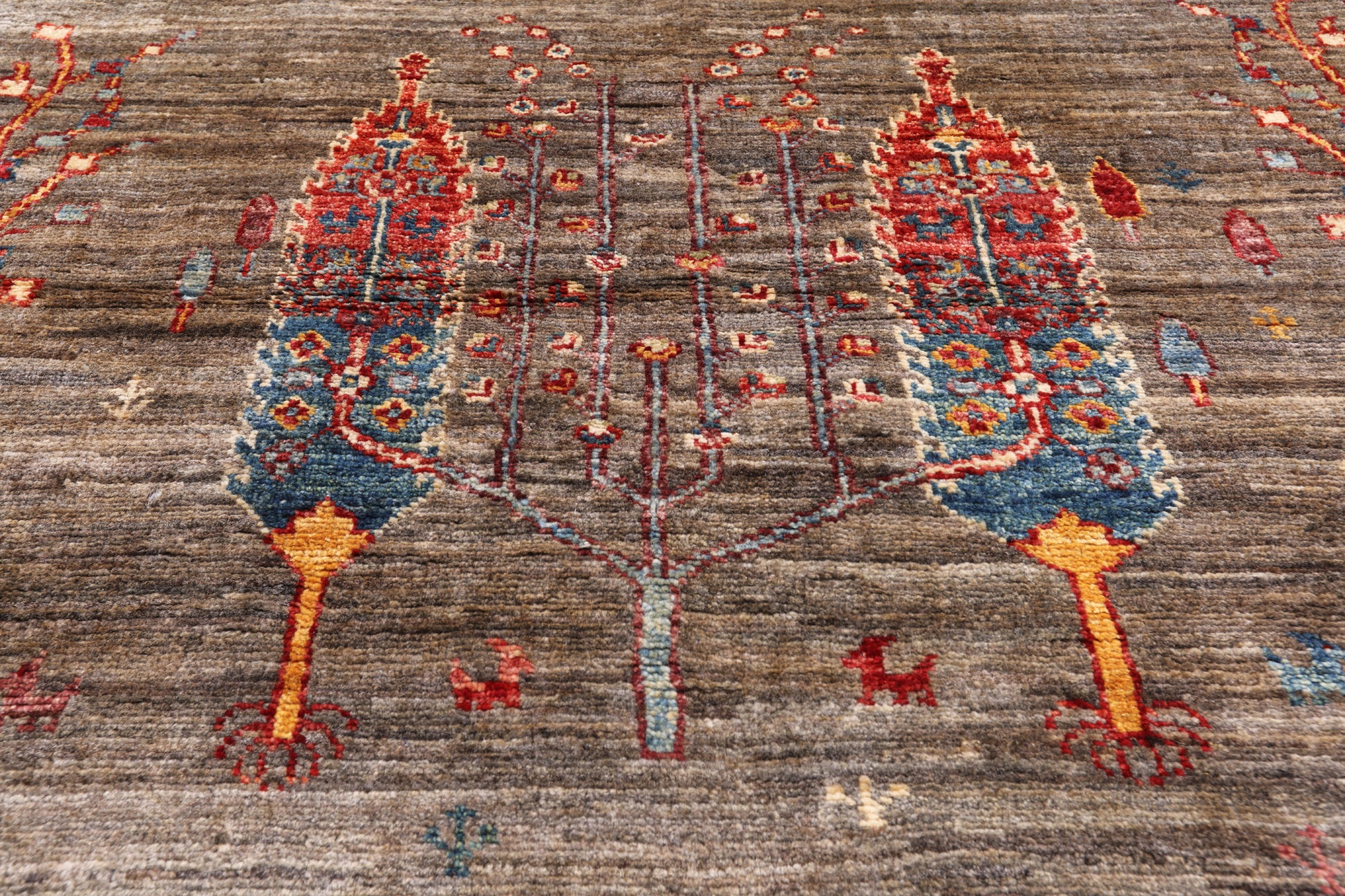 Tribal Persian Gabbeh Hand Knotted Wool Rug - 3' 10" X 6' 1" - Golden Nile