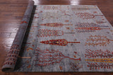 Tribal Persian Gabbeh Handmade Wool Rug - 5' 8" X 7' 8" - Golden Nile