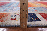 Tribal Persian Gabbeh Hand Knotted Wool Rug - 4' 9" X 6' 10" - Golden Nile