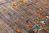 Tribal Persian Gabbeh Hand Knotted Wool Rug - 6' 8" X 9' 4" - Golden Nile