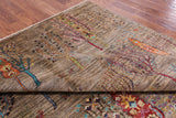 Tribal Persian Gabbeh Hand Knotted Wool Rug - 6' 7" X 9' 8" - Golden Nile