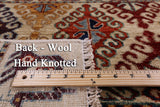 Khorjin Persian Gabbeh Hand Knotted Wool Rug - 8' 2" X 11' 3" - Golden Nile