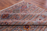 Tribal Persian Gabbeh Handmade Wool Rug - 6' 11" X 9' 11" - Golden Nile