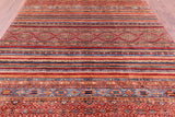 Tribal Khorjin Persian Gabbeh Hand Knotted Wool Rug - 6' 10" X 9' 8" - Golden Nile