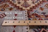 Khorjin Persian Gabbeh Hand Knotted Wool Rug - 6' 6" X 9' 8" - Golden Nile