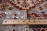 Khorjin Persian Gabbeh Hand Knotted Wool Rug - 6' 6" X 9' 8" - Golden Nile