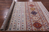 Khorjin Persian Gabbeh Hand Knotted Wool Rug - 6' 6" X 9' 8" - Golden Nile